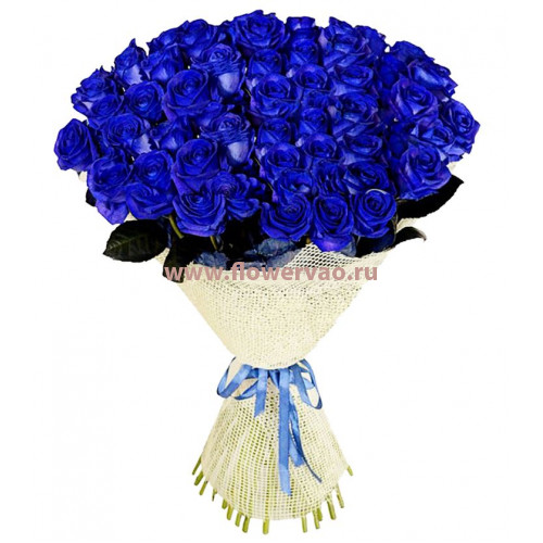 51 синяя роза Глубины океана