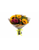 Солнечный букет цветов "Яркий денёк"